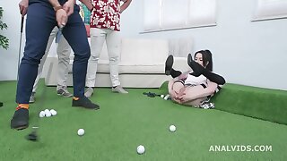 Anal Prowess, Anna de Ville deviant evolution near Balls Deep Anal, DAP, Gapes, Buttrose coupled with Swallow GIO1463